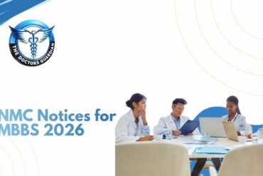 NMC Notices for MBBS
