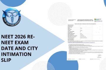NEET 2026 Re-NEET Exam Date and City Intimation Slip