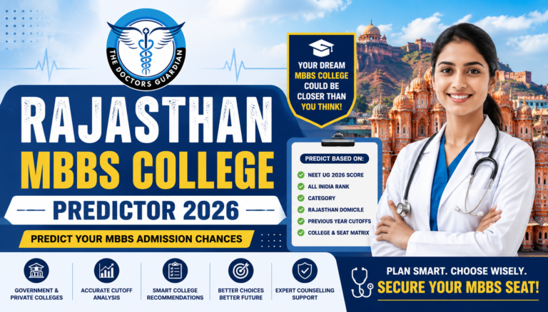 Rajasthan MBBS College Predictor 2026