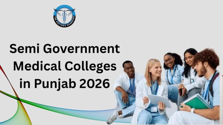 Semi Government Medical Colleges in Punjab 2026