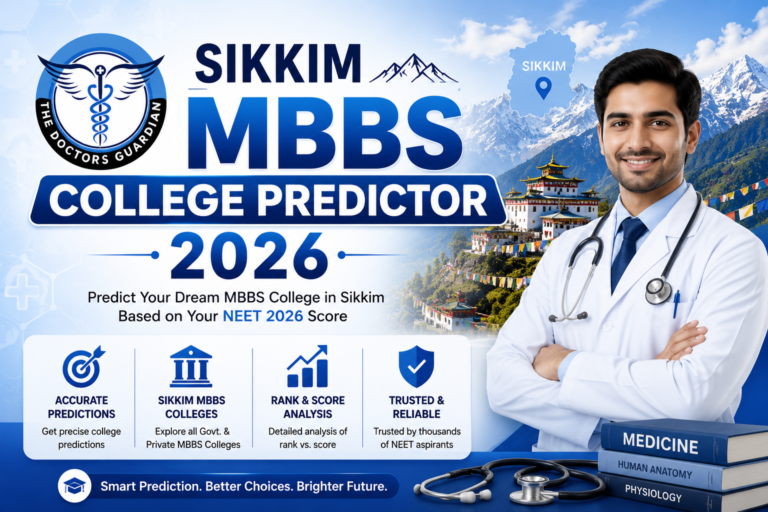 Sikkim MBBS College Predictor 2026